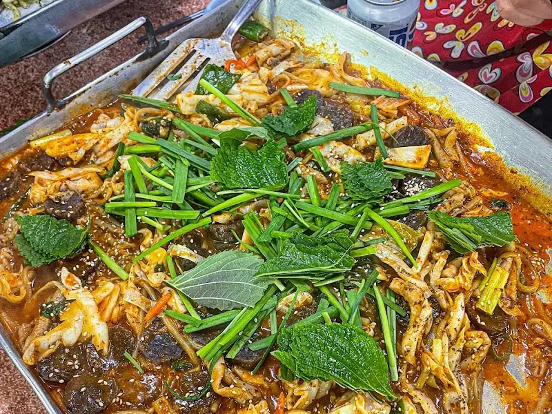 푸짐한 백순대 한 상