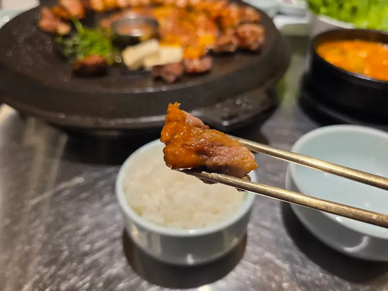 무쇠뚝삼겹 삼겹살 디테일