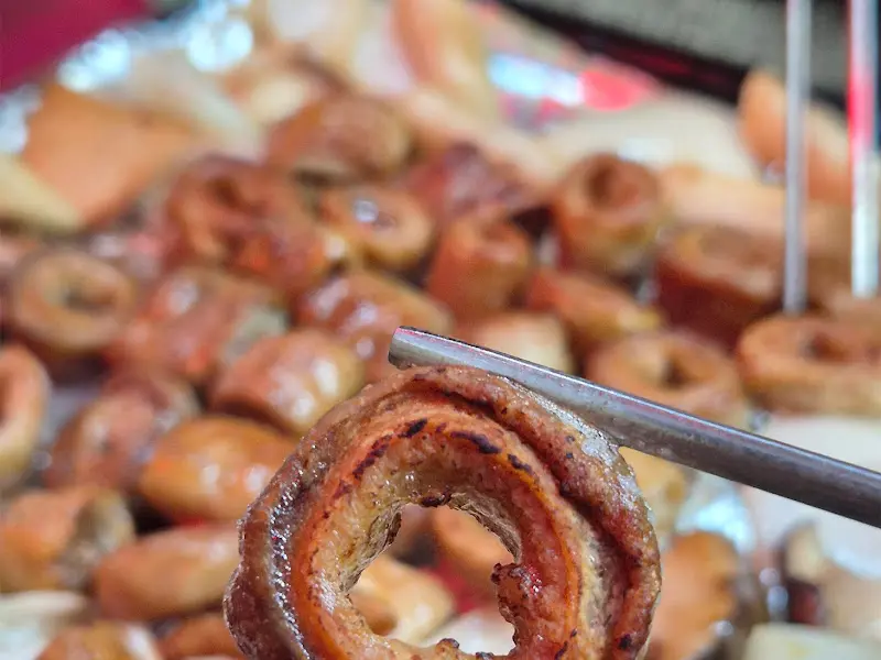 노릇하게 구워진 소금 막창