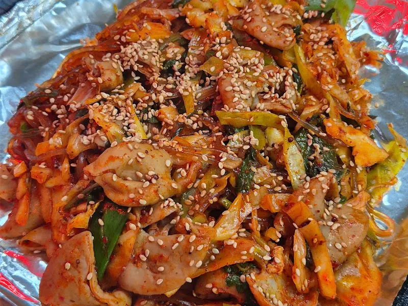 매콤한 양념 곱창