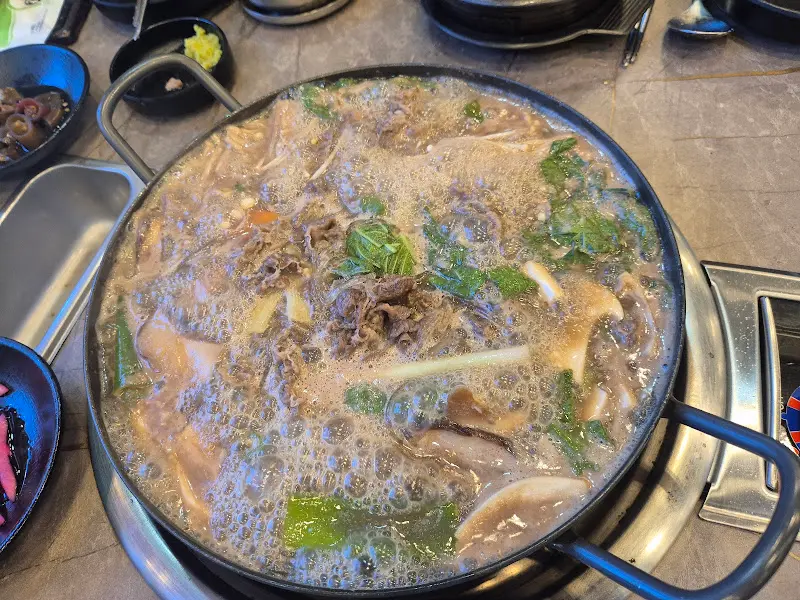 사가네 불고기 전골