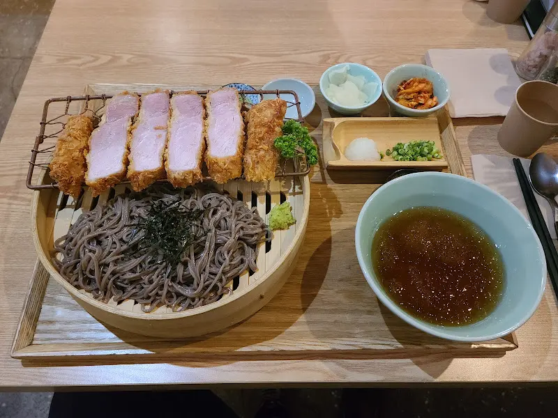 돈가스 소바 세트