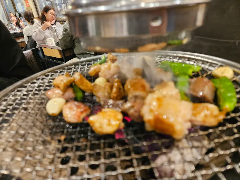 테이블 위 환풍기