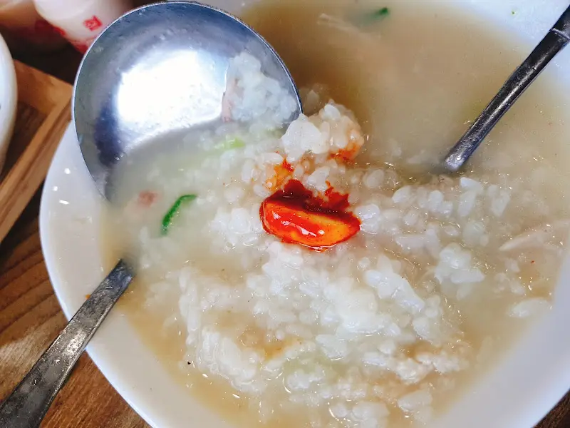 삼계탕과 깍두기