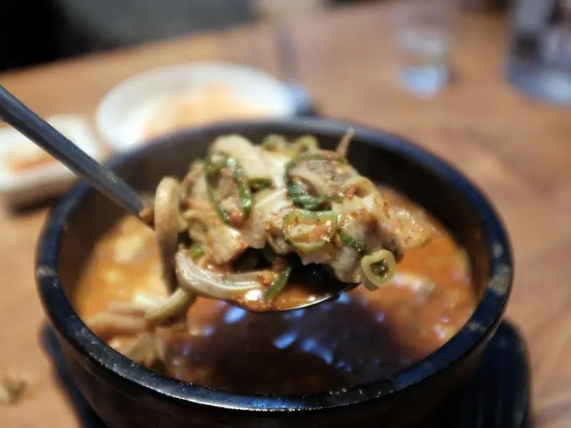 순대국 속 내용물