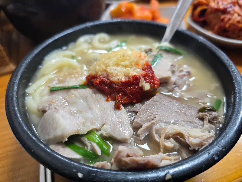합천일류돼지국밥 돼지우동
