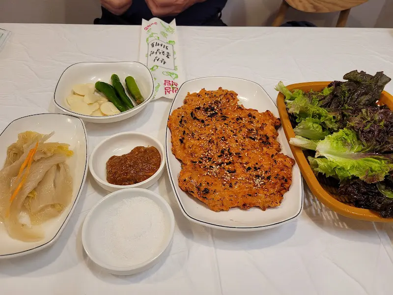 닭불고기 한 상 차림