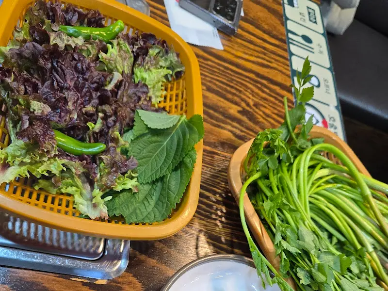 싱싱한 쌈 채소