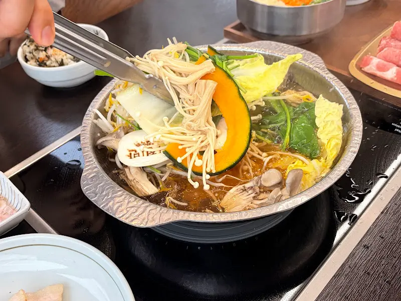 온정반 샤브샤브 재료