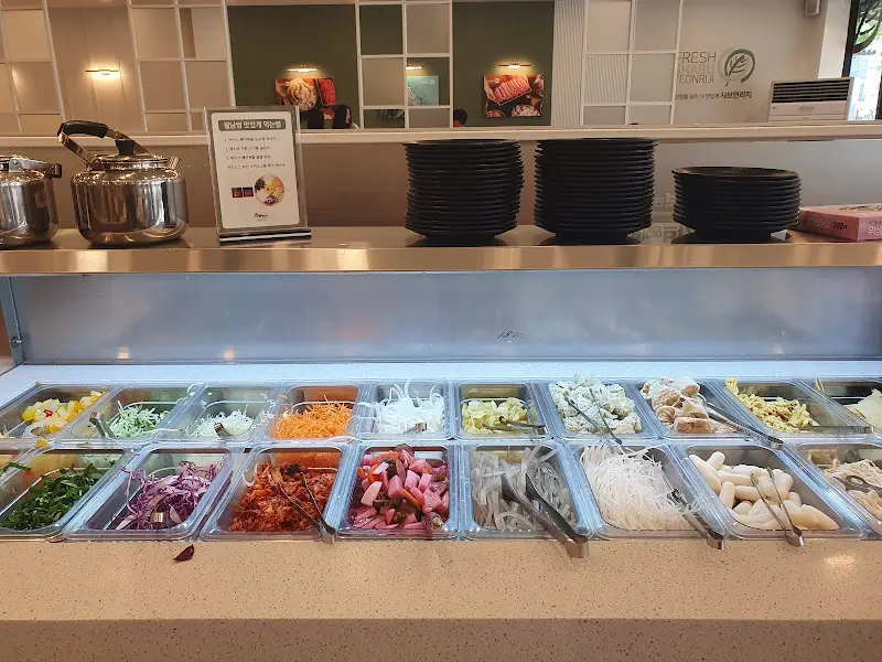 샤브연리지 셀프바 샐러드 코너