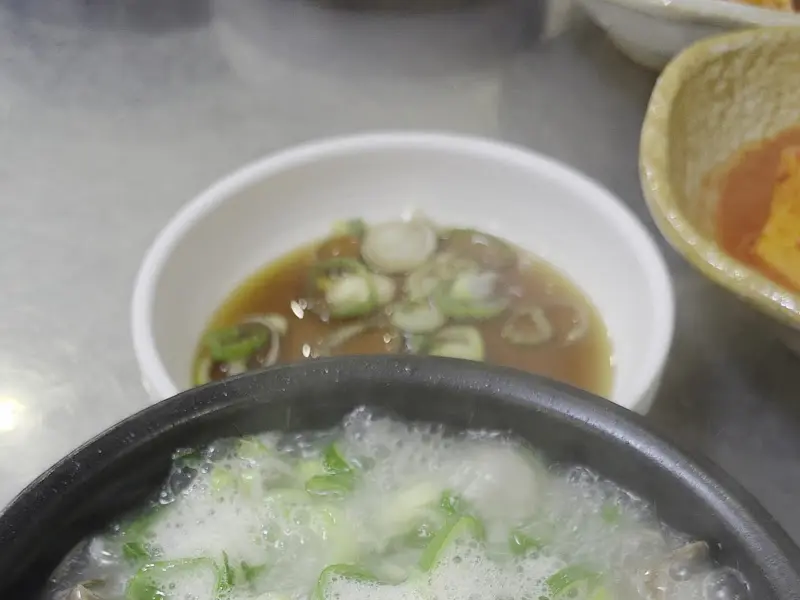소머리국밥 근접샷