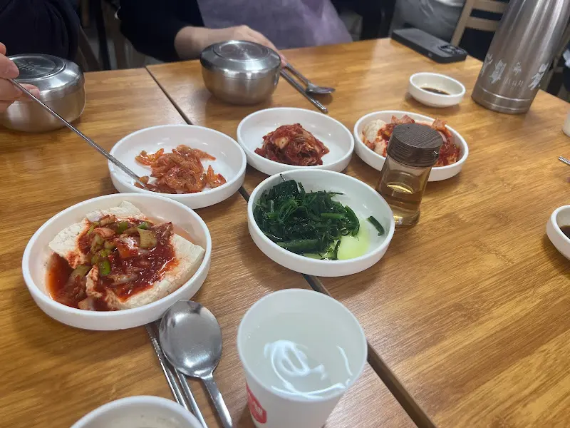 청학식당 밑반찬