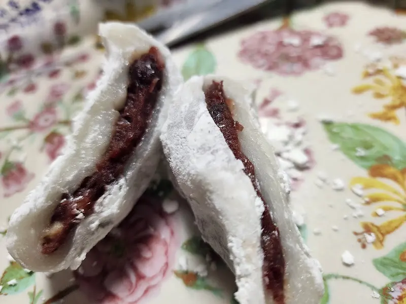 진미당제과 찹쌀떡 단면