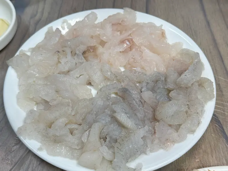 싱싱회 도다리회