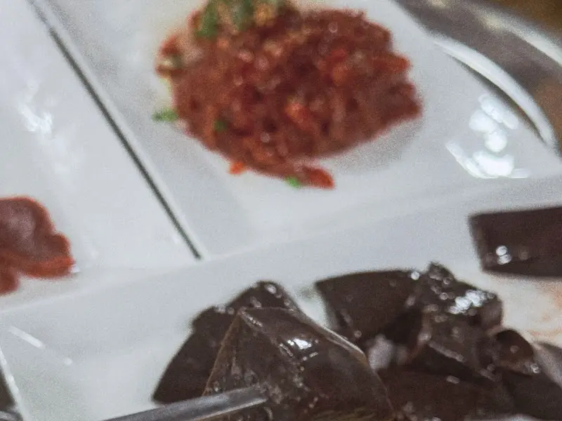 싱싱한 말고기 육회