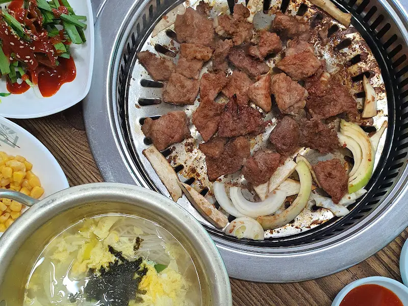 돼지갈비 근접샷