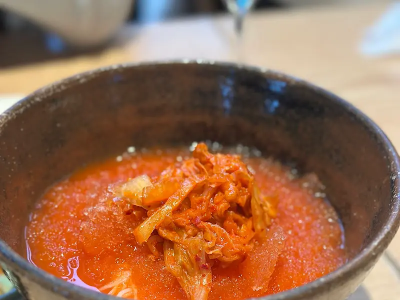 시원한 김치말이국수