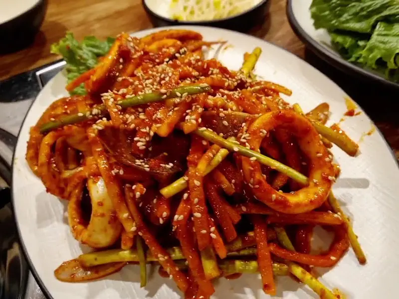 매콤달콤 오징어볶음