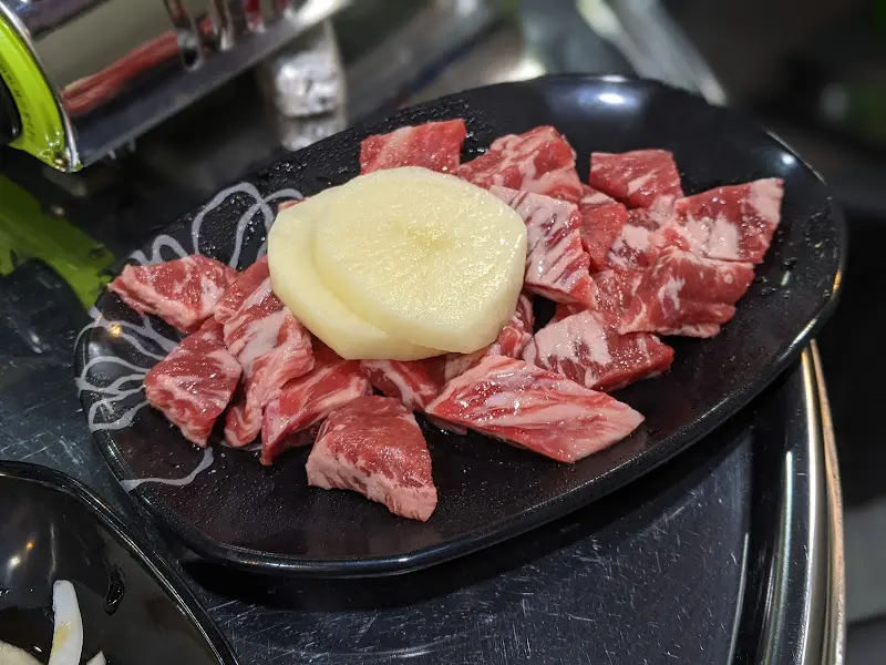 소갈비살 근접샷