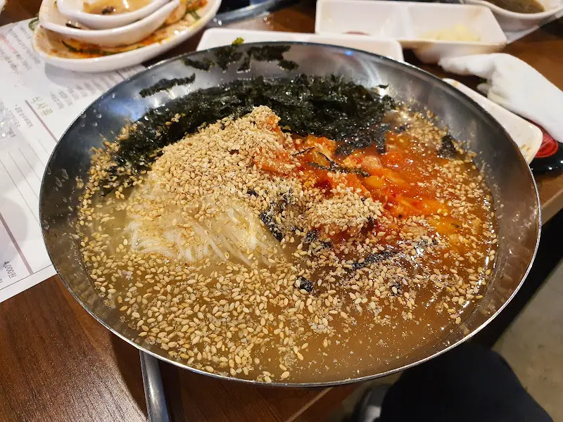 김치말이 국수