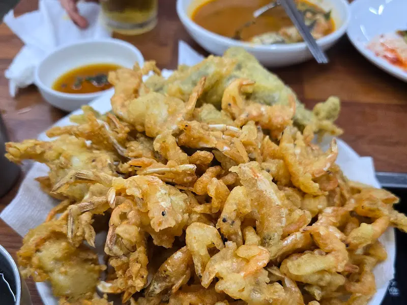 동강나루터의 섞어 튀김