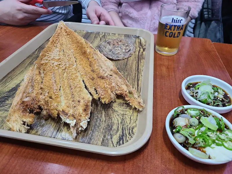 초원슈퍼 황태구이 근접샷