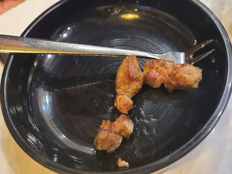 맛있게 먹은 양꼬치