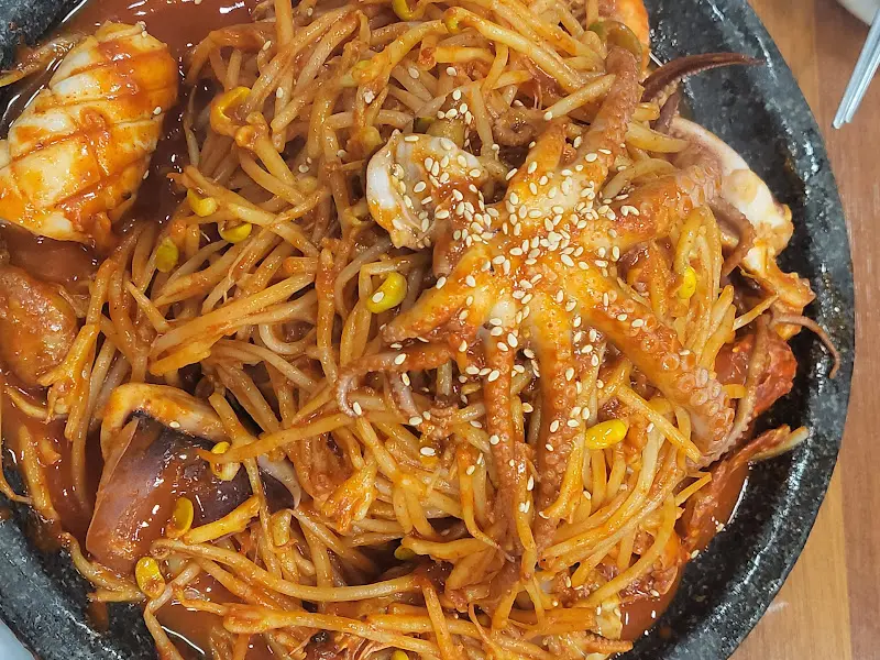 해물뼈찜의 클로즈업