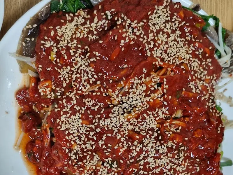 간재미찜 클로즈업