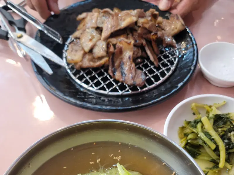 숯불고기 클로즈업