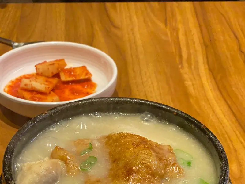 삼계탕과 깍두기