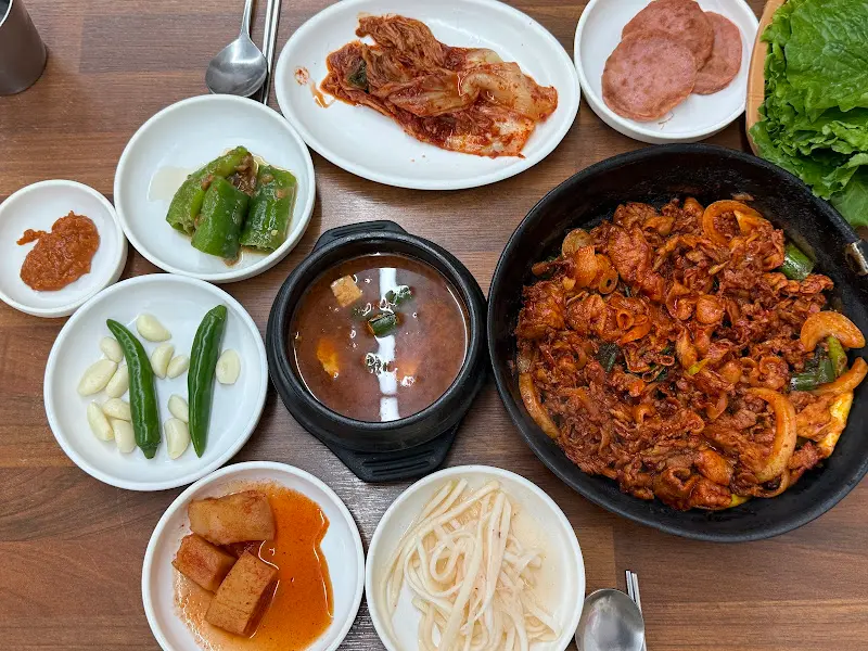 불백 정식 전체 사진