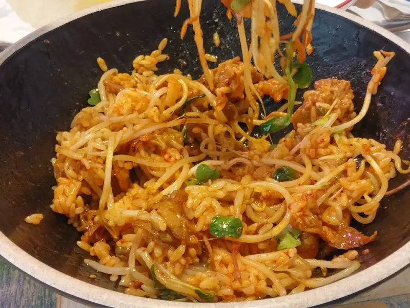 매콤 목살 덮밥