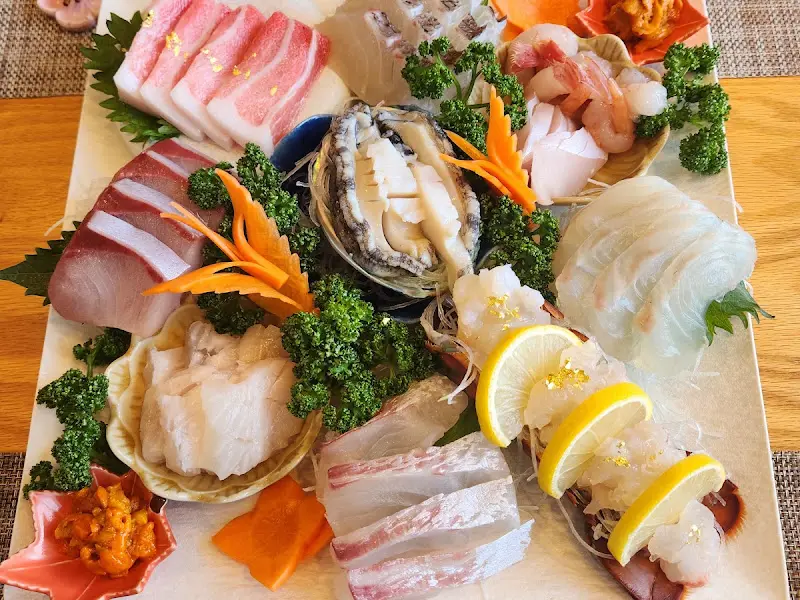 사시미 한 상 차림