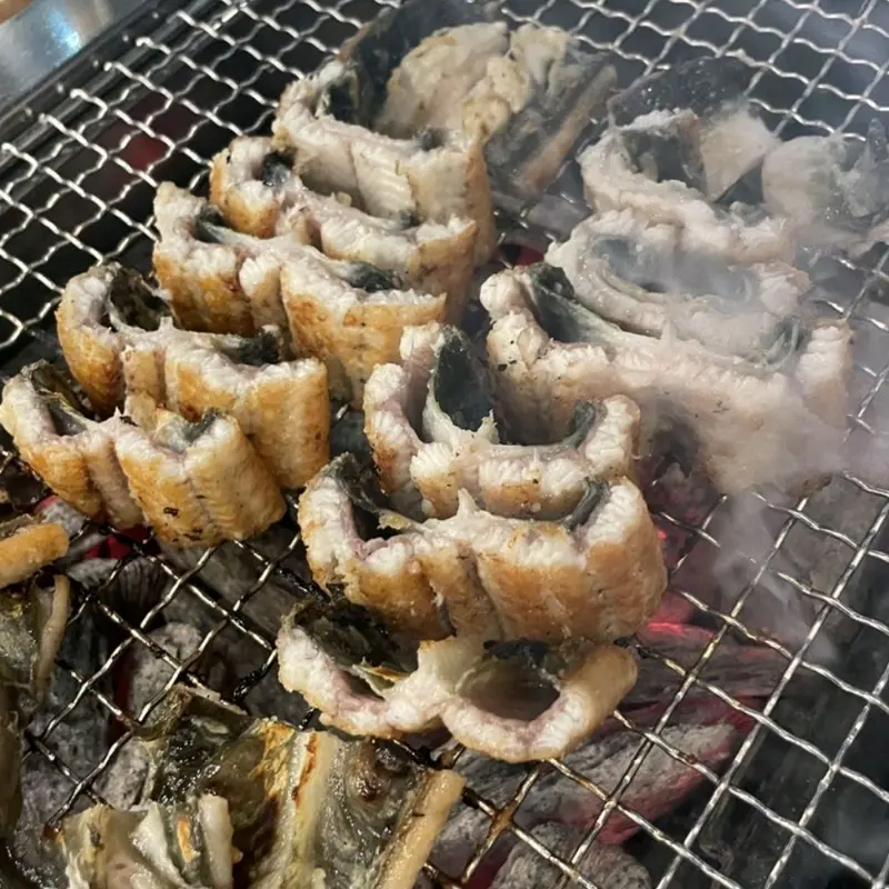 먹기 좋게 잘린 장어