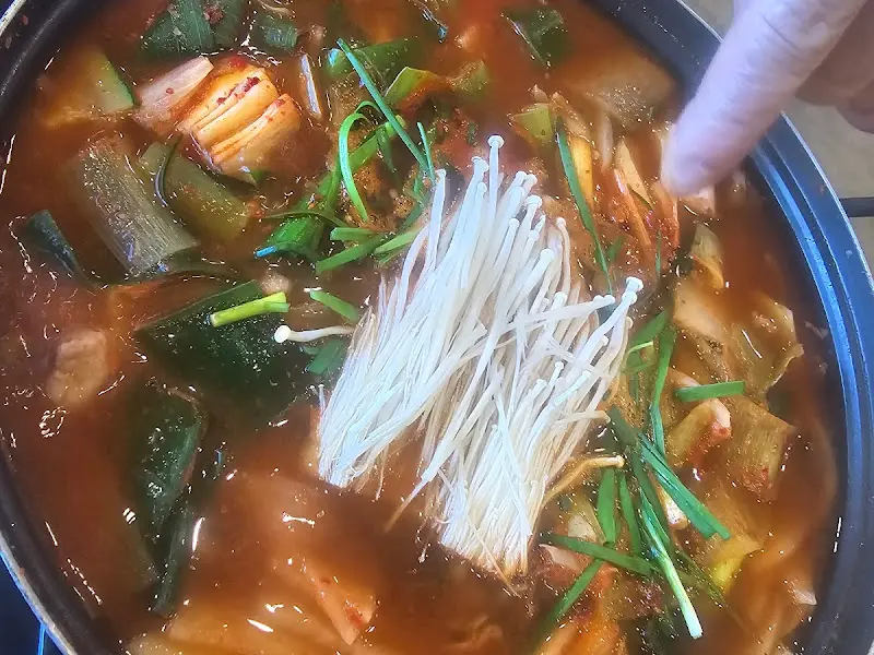 소찌개 클로즈업