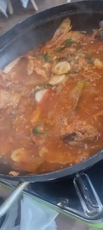 보글보글 끓고 있는 꽃게탕