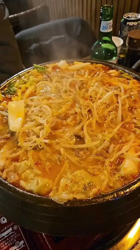 보글보글 스지전골