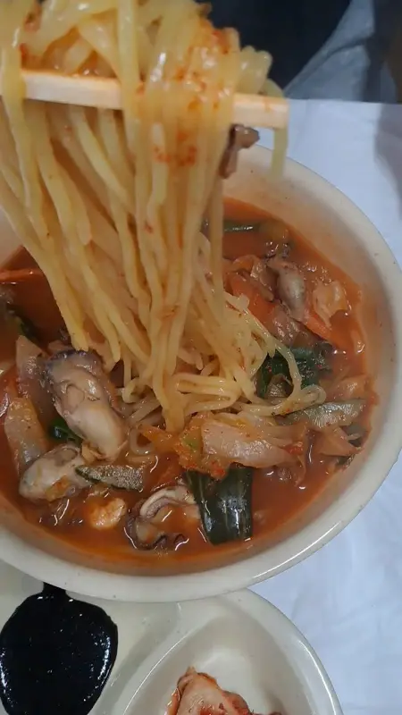 해물이 듬뿍 들어간 짬뽕
