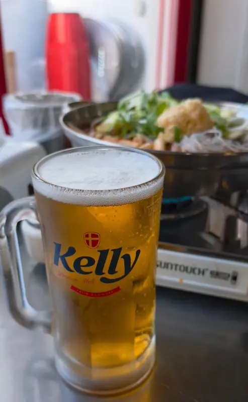 시원한 맥주 한 잔