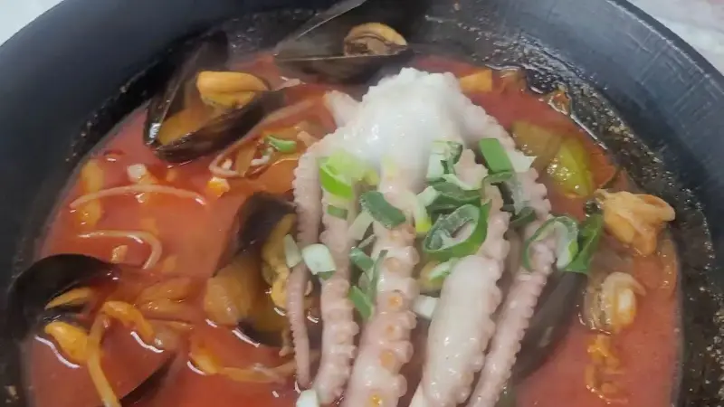 해물짬뽕의 비주얼