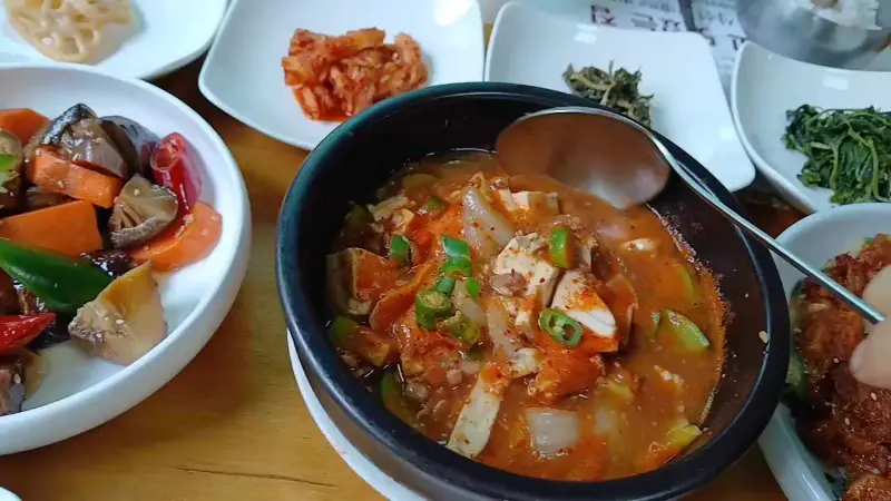 된장찌개의 모습