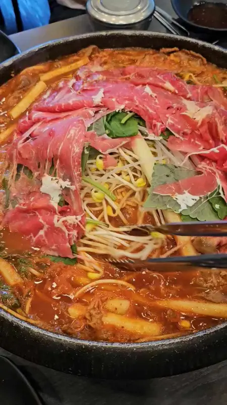 물갈비 조리 과정