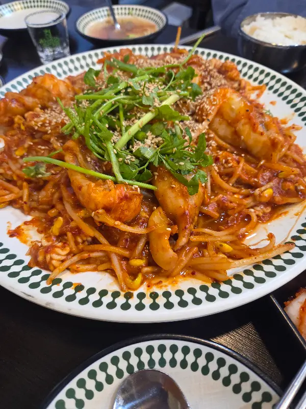 아구찜 근접 사진