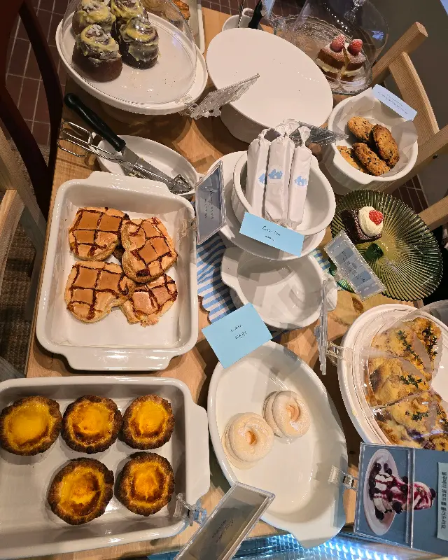 다양한 디저트 메뉴