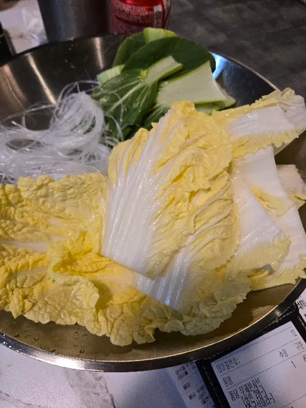 신선한 야채 코너