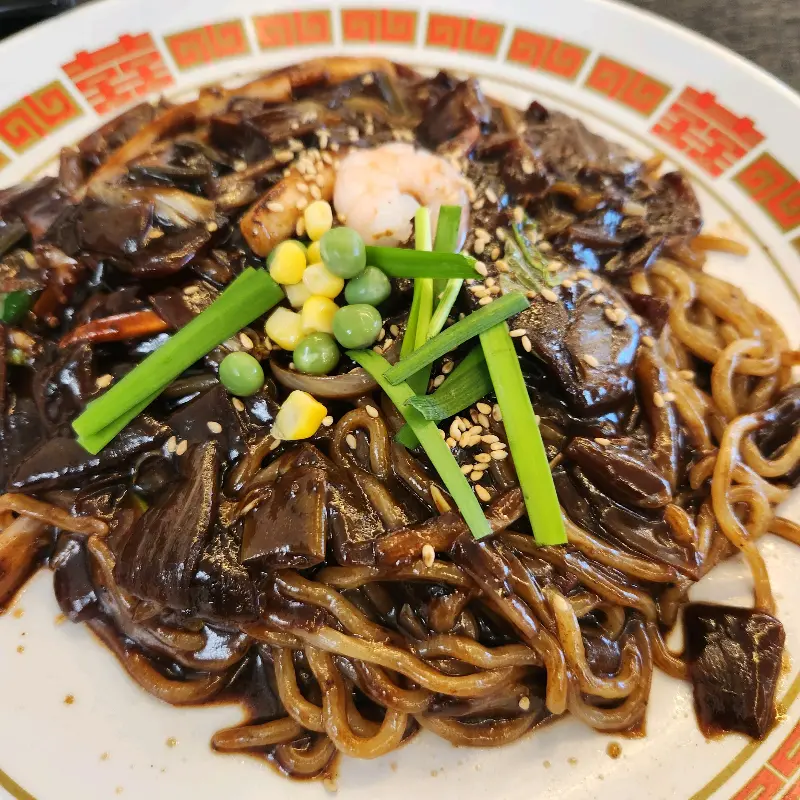 타이짬뽕 짜장면 근접샷