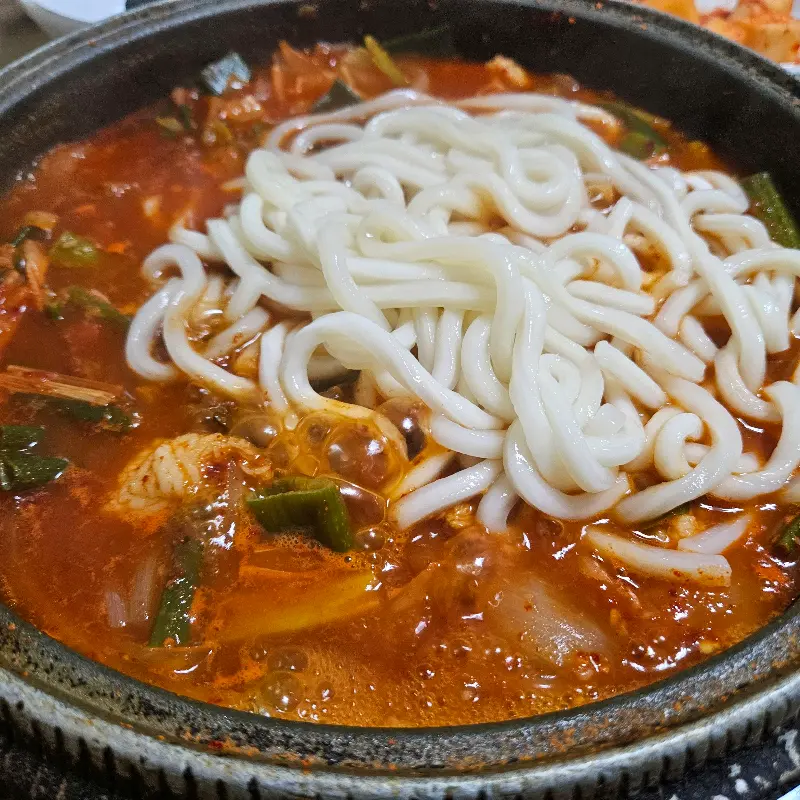 우동 사리 추가