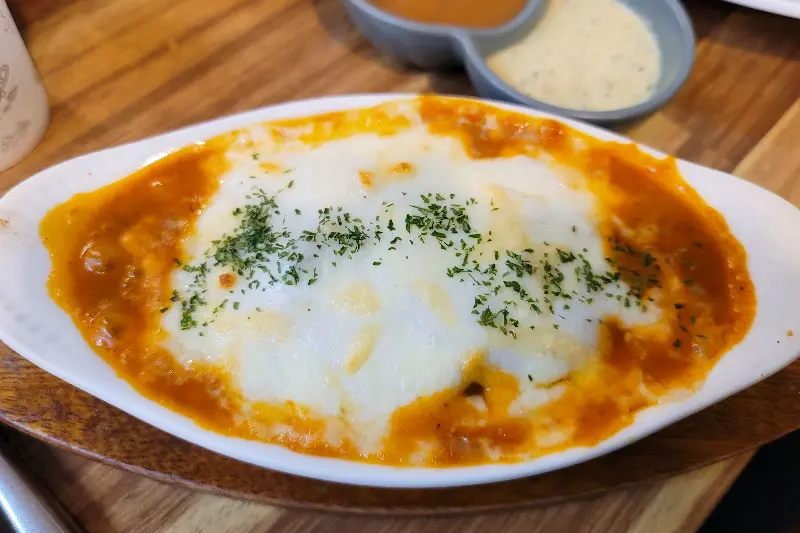 52돈까스 오븐 파스타