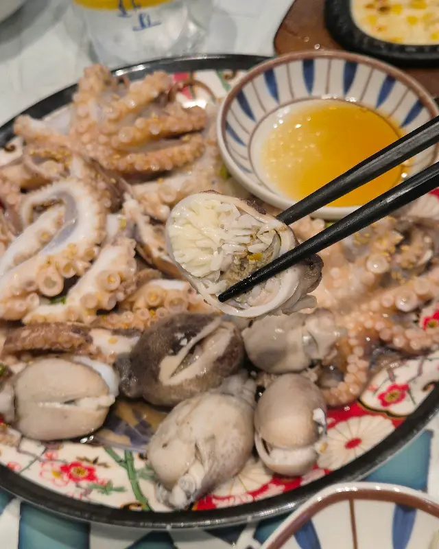 싱싱한 쭈꾸미 숙회